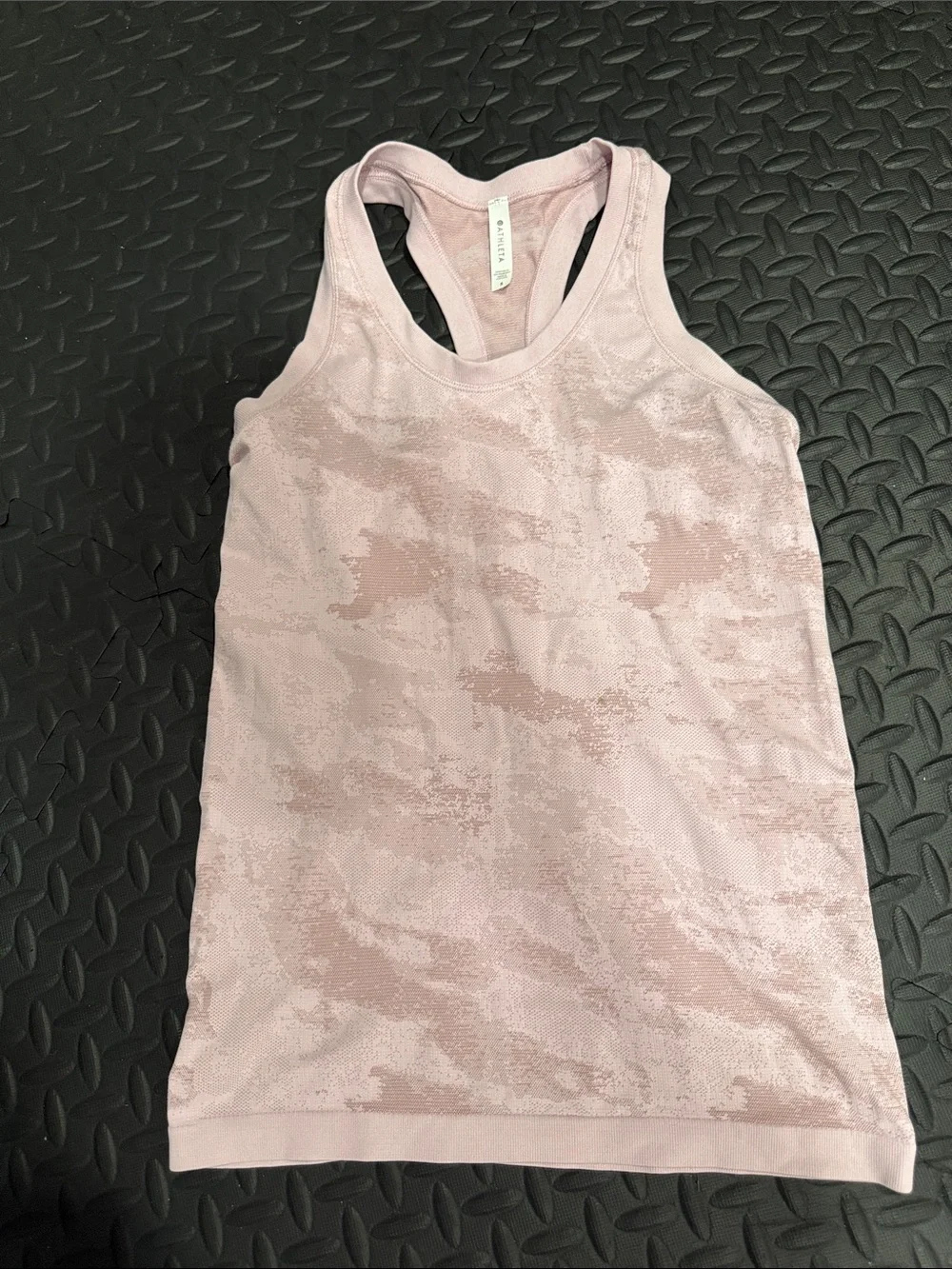 athletica Pink Textured Racerback Tank